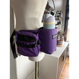 Z-Kreation Boulder Colorado Water Bottle Holder Hip Pack Lumbar Waist Bag Purple